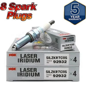 8x NEW IRIDIUM SPARK PLUGS 92932/SILZKR7C11S For HONDA Accord 2.4L l4 - Picture 1 of 4