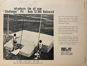 PORTaPIT Challenger Pole Vault Pit Track & Field ad - Picture 1 of 5