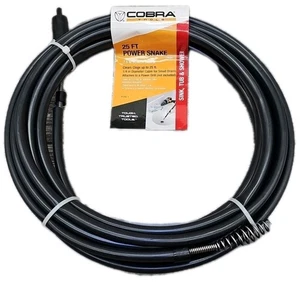 Cobra Tools Cavo Diapositiva 25' Power Snake 1/4" (da utilizzare con Trapano Elettrico) [C7] - Foto 1 di 10