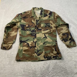 GUC Combat Coat Woodland Camo Pattern Size Large/Long Chest 41-45, Height 71-75 - Picture 1 of 8