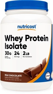 Nutricost Whey Protein Isolate (Chocolate) 2LBS - Picture 1 of 5