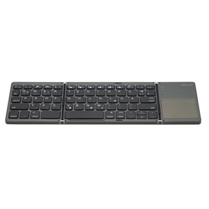 Keyboard Wireless Bluetooth Foldable Portable Notebook Laptop Touchpad - Picture 1 of 5