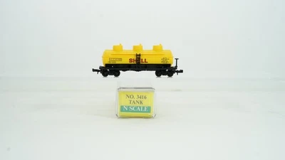 Model Power N Scale Freight Car Three Dome Shell Tank Car No. 3416 NEW B60 - Image 1 of 4