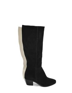 New! La Canadienne Size 6.5 M Peppermint Waterproof Pointed Toe Boot Black DD506 - Bild 1 von 7