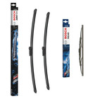 Audi Q7 Front and Rear Wiper Blades Set Windscreen 2006 to 2015 BOSCH AEROTWIN