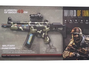 Kids Army Assault Machine Gun Toy with Lights, Sound & Vibration – 49cm 3+ Gift - Picture 1 of 8