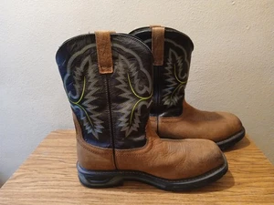 Ariat WorkHog XT H20 Carbon Toe Boot Brown Mens Size 9½ EE - Picture 1 of 13