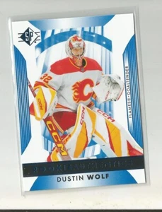 2023-24 SP Hockey DUSTIN WOLF Rookie Authentics BLUE - Picture 1 of 1