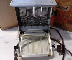 Vintage Hotpoint Electric Toaster tilt & turn chrome glass sided Display Prop - Picture 1 of 8