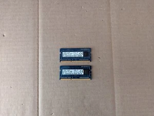 LOT OF 2 KINGSTON 4GB 9995417-158.A00G 1RX8 PC3L-12800S DDR4 LAPTOP RAM A4-6(20 - Picture 1 of 2