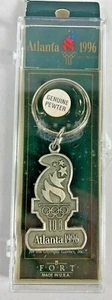 1996 Atlanta Olympic Games Pewter Keychain by FORT w/ Official Hologram USA Made - Picture 1 of 6