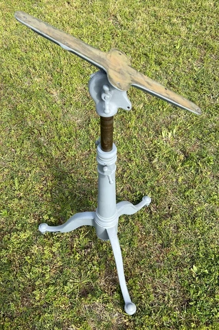 Antique Adjustable Height  Cast Iron Industrial Drafting Table Base Stand Cover