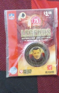 SAM HUFF Washington Redskins 75th Anniversary Legends Medallion Coin NFL HOT - Bild 1 von 1
