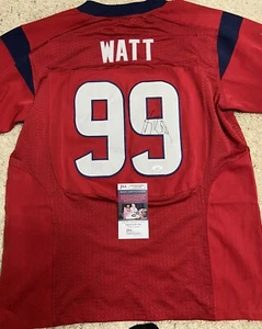 JJ Watt J.J. Signed Autograph Auto Houston Texans Jersey JSA COA - Picture 1 of 2