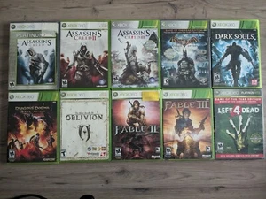 Xbox 360 Games Lot 10 Games Tested Working Mostly Complete - Picture 1 of 6