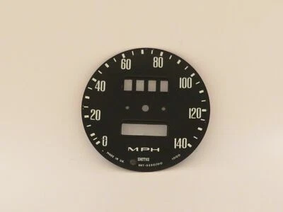 Placa frontal de esfera de velocímetro Smiths para Jensen Healey 2,0 L 1972-1975 SNT5230/00 Foto 1 de 3