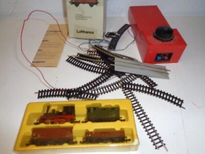 RAR Vintage Lufthansa Minitrix Dampf Güterzug Lok Set - Bild 1 von 5