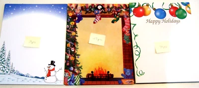 Lot of 3 Christmas Themed Computer Printer Paper - 136 pcs - NEW (A) - Image 1 of 4