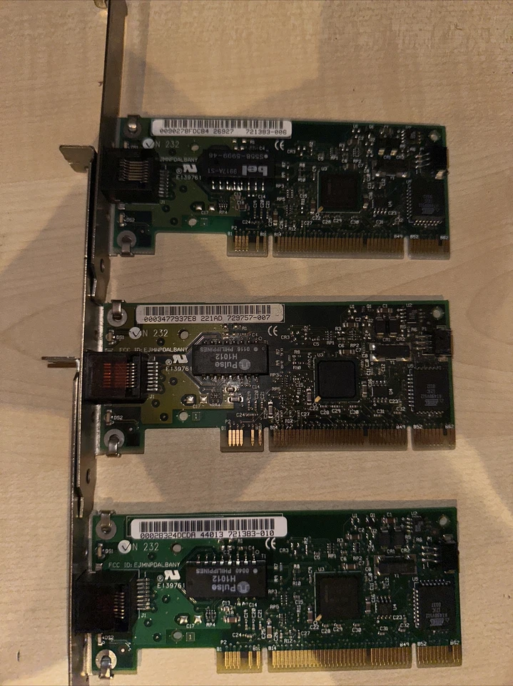 DELL Pulse H1012 PCI Ethernet Fax Modem Adapter 10/100Mbps 32-Bit RJ-45 REV. A02 - Bild 1 von 1