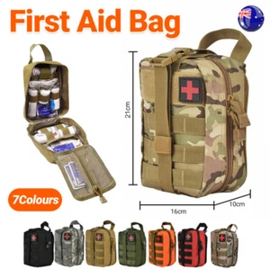 Tactical MOLLE Rip Away EMT IFAK Medical Pouch First Aid Kit Utility Bag AU Send - Picture 1 of 19