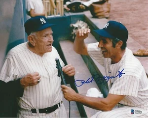 PHIL RIZZUTO 8X10 SIGNED PHOTOGRAPH BECKETT BAS CERTIFIED AUTOGRAPH #G77375 HOF - Picture 1 of 2
