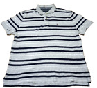 Tommy Hilfiger Adult Mens Sportswear Short Sleeve Polo Shirt. Size L/G Grey Blue