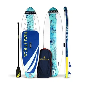 Nautica Frontier Inflatable Stand Up Paddle Board SUP 10’ × 33" | Electric Pump - Picture 1 of 24