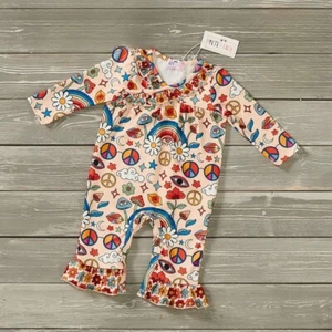 infant girl rompers Flower Child - Picture 1 of 2