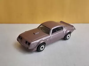 Matchbox Pontiac Firebird Universal Associated Co. ashes of roses Bulgarian base - Picture 1 of 10