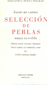 Seleccion de perlas | Selomo Ibn Gabirol | Bon état - Picture 1 of 1