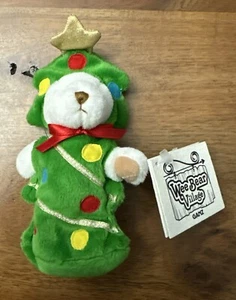 De colección Ganz Wee Bear Village 1999 Oso Tannenbaum Árbol de Navidad Disfraz 6"" Nuevo - Imagen 1 de 4
