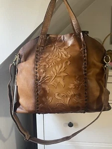 Civico93 Tooled Leather Bag Made In Italy NWT - Picture 1 of 11