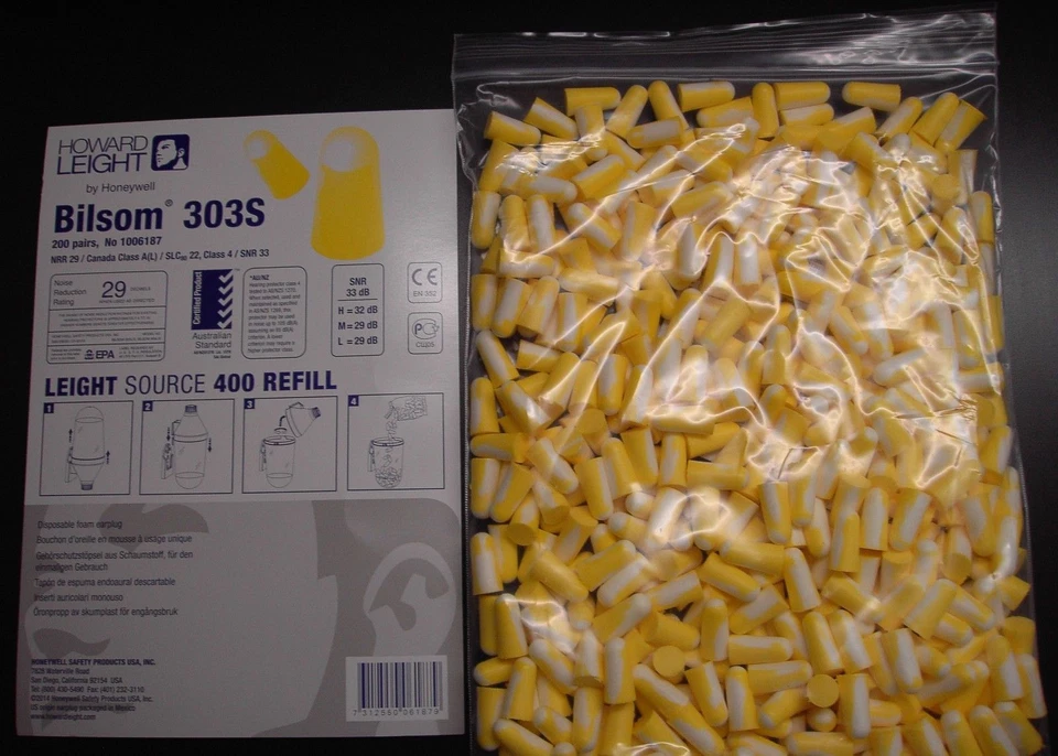 BILSOM 303 S extra kleine Ohrstöpsel Gehörschutzstöpsel Gehörschutz 400-4000 Stk