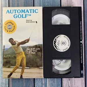 Bob Mann's Automatic Golf The Method VHS - Complete In One Tape - Volume 1 & 2 - Picture 1 of 5