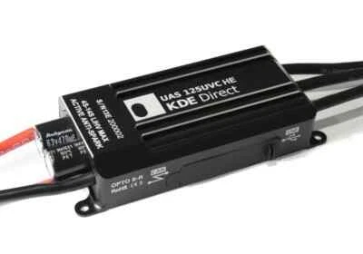 KDE-UAS125UVC-HE 125A+UHV Electronic Speed Controller (ESC) UAV UAS Drone - Image 1 of 4