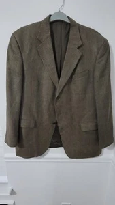 Versini Mens Italian Silk Sport Coat Blazer Suit Jacket Three Button 44R - Picture 1 of 3