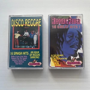 2 x Reggae Hits Marvel Cassette Tapes Disco Reggae , Reggae Fever 32 Great Hits - Picture 1 of 4