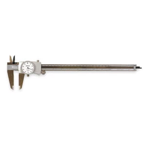 MITUTOYO 505-746CAL Dial Caliper,0-12 In,Cert 4LA85 - Picture 1 of 2
