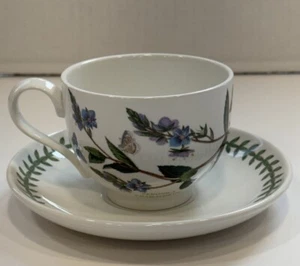 Portmeirion Botanic Garden Tea Cup And Saucer Set Veronica Speedwell - Picture 1 of 9