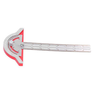 Woodworkers Edge-Rule Adjustable Protractor Angle Finder Stainless Steel Caliper