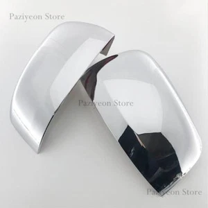 Chrome For Jeep Grand Cherokee / Dodge Durango 2011-2022 Mirror Cover Cap Trims - Picture 1 of 5