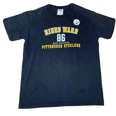 Camiseta de fútbol americano para hombre Pittsburgh Steelers Hines Ward #86 Camiseta SS XL NFL Big Man Foto 1 de 4