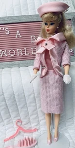 Barbie Doll Blonde Repro & 9 Piece set - Picture 1 of 10