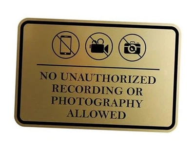 Clásico Enmarcado Sin Grabación No Autorizada 5 x 7" - Mediano (1 Paquete) Dorado Cepillado Foto 1 de 4