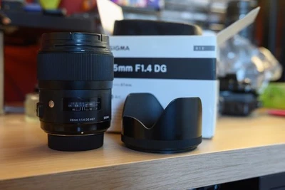Sigma 35mm F1.4 DG ART LENS - NIKON F Mount - Image 1 of 3