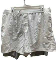 DSG Men’s 5” Stride Running Shorts White Size X-Large  Built In Brief - Picture 1 of 5