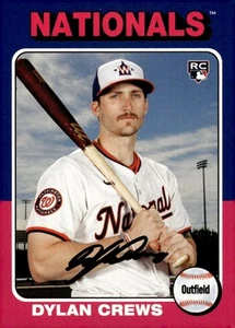 2025 Topps Heritage #H25-24 Dylan Crews Heritage 25° anniversario olografico - Foto 1 di 2