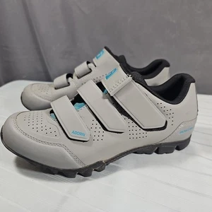 Bontrager Adorn Women's Mountain Bike Road Shoes EU 40 US 8.5 Gravel/Teal - Picture 1 of 13
