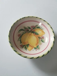 MOMA ITALY CERAMICHE ARTIGIANALI LAVORATE A MANO CUENCO DE CERÁMICA 8" LIMONES - Imagen 1 de 5