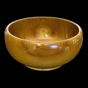 "Centro de mesa de arte MCM vintage House of Myrtlewood Bowl Oregon 7,75"" excelente" - Imagen 1 de 11